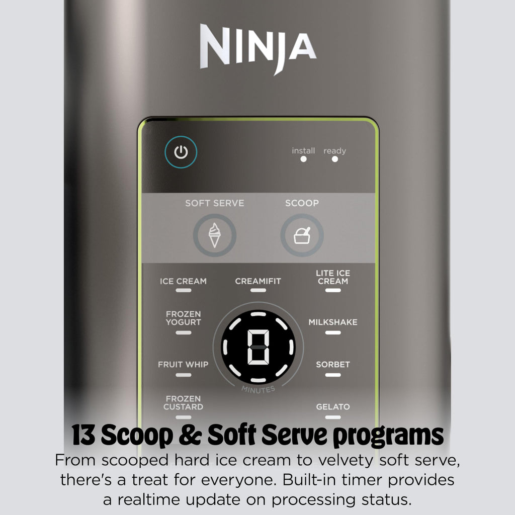 Ninja CREAMi Scoop & Swirl 13-in-1 Ice Cream Maker
