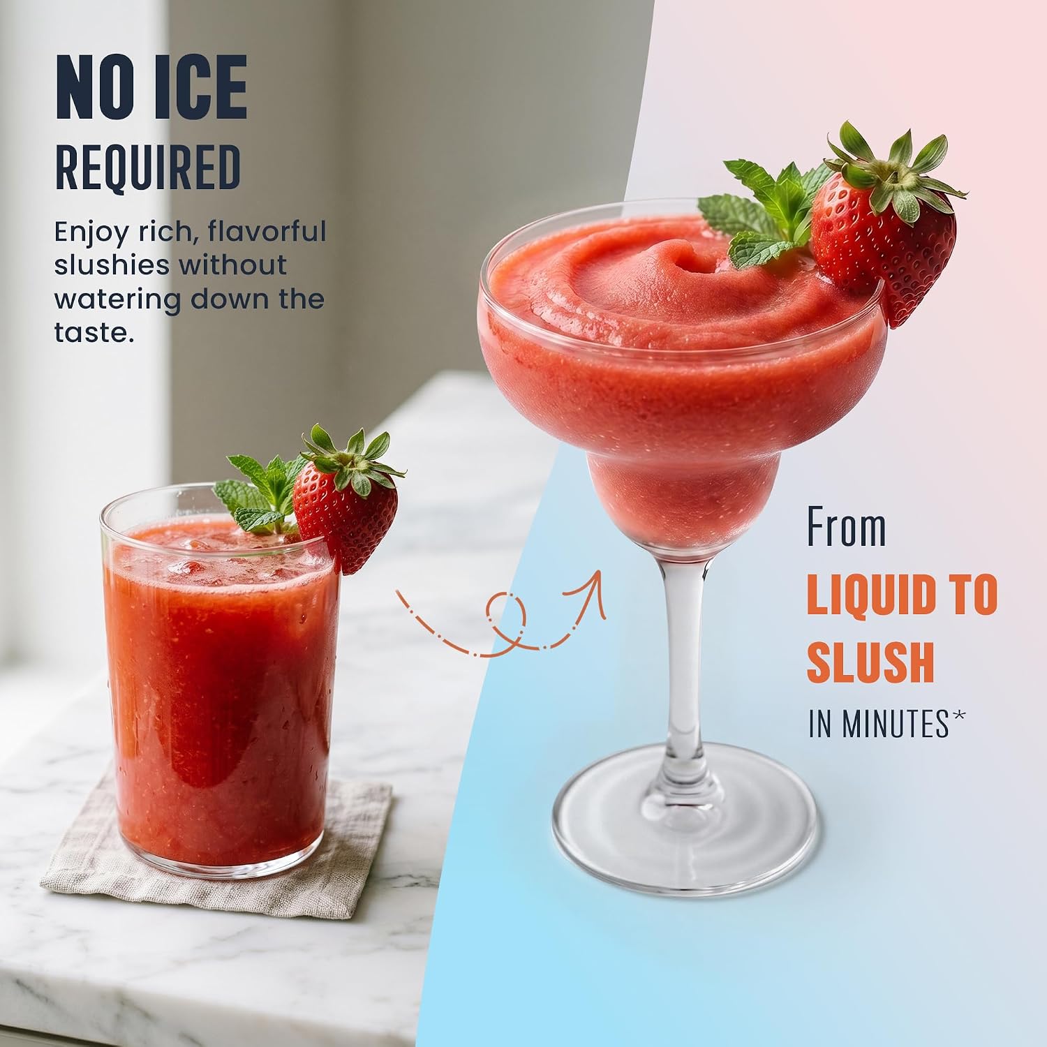 2-in-1 Slushie & Soft Serve Ice Cream Maker