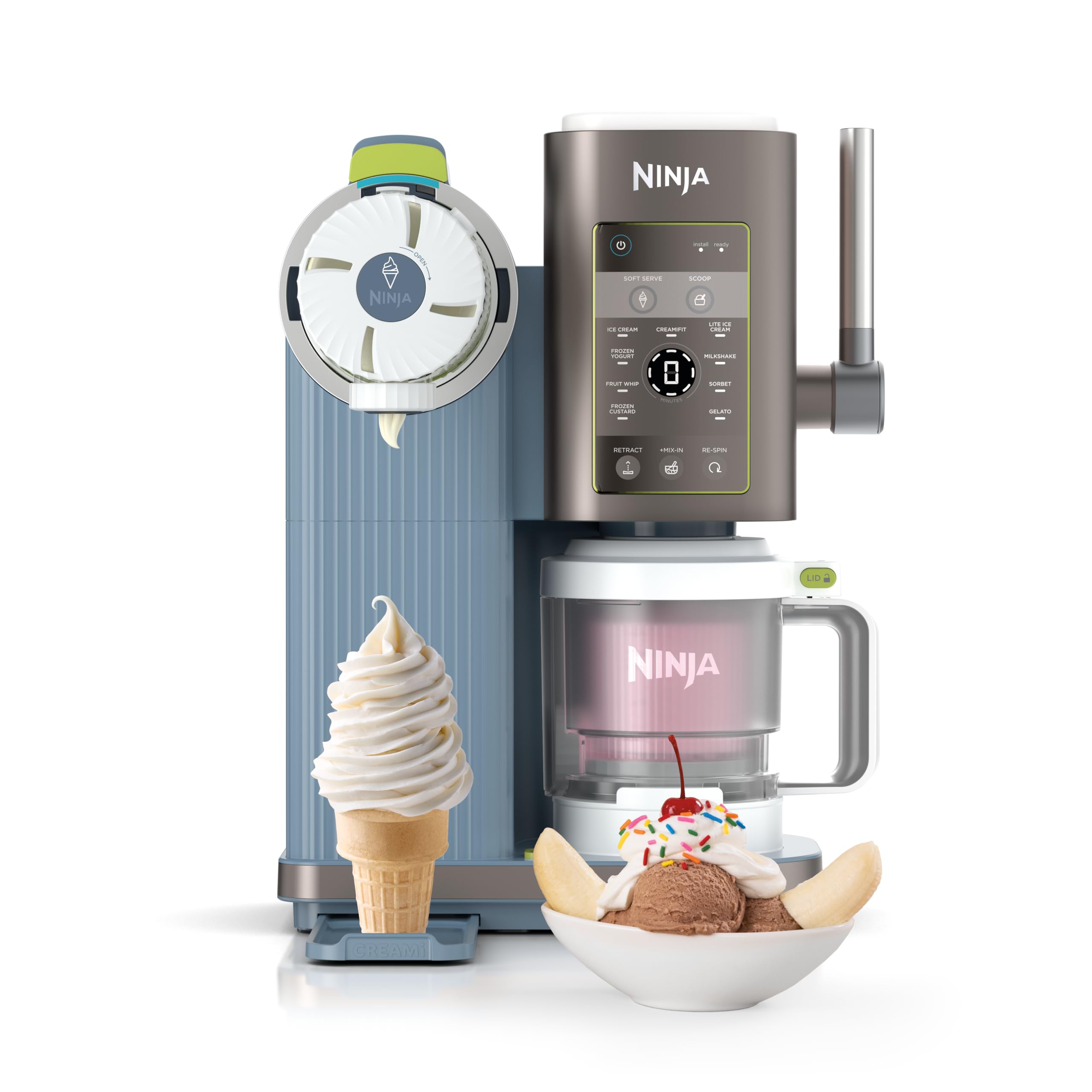 Ninja CREAMi Scoop & Swirl 13-in-1 Ice Cream Maker