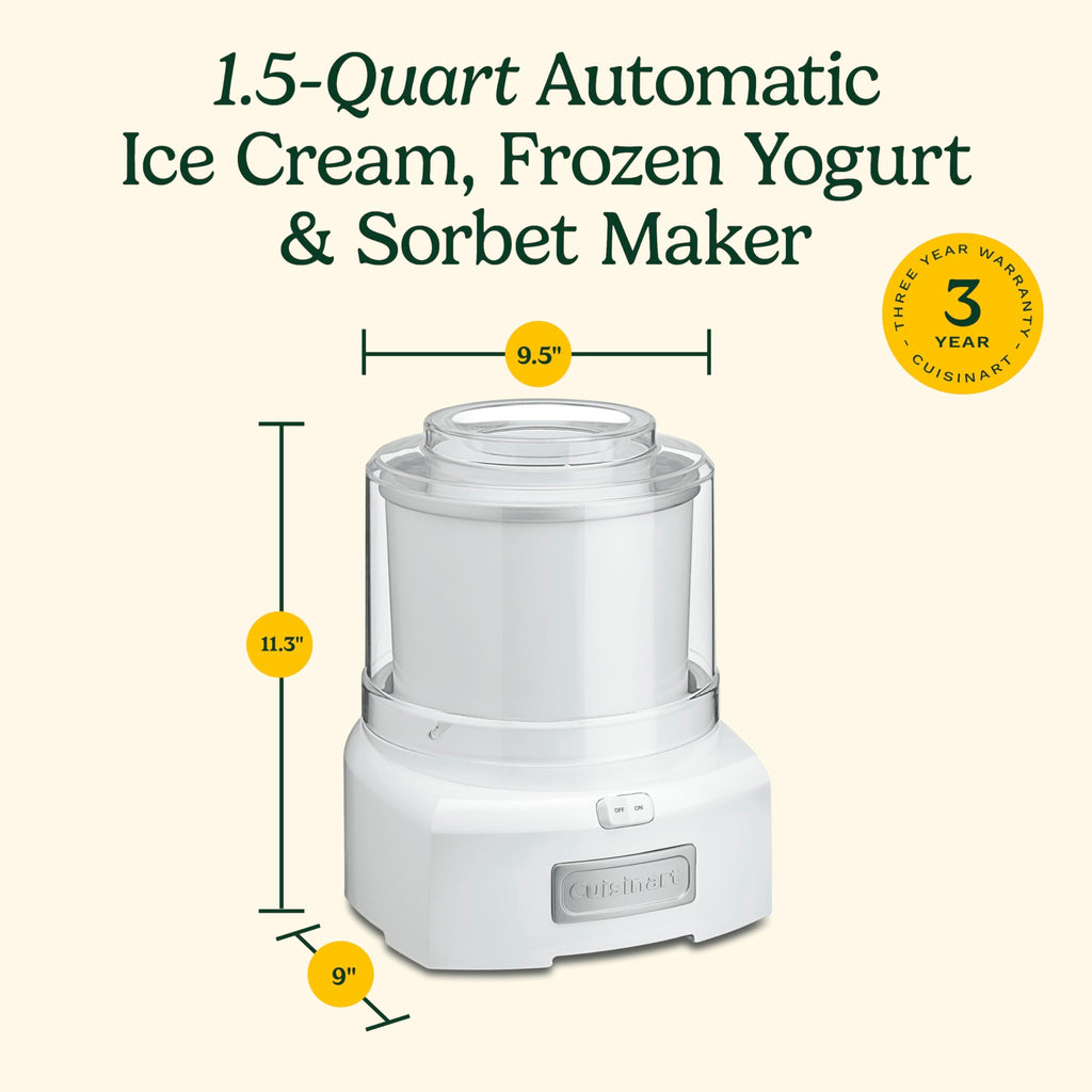 Cuisinart 1.5-Qt Ice Cream Maker