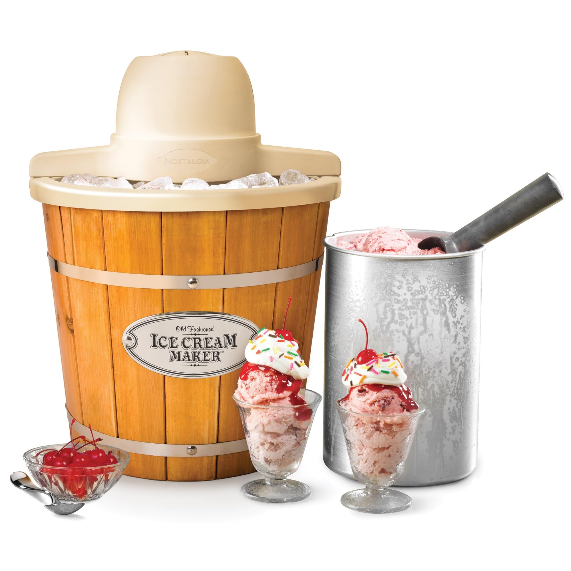 Nostalgia 6-Qt Electric Ice Cream Maker