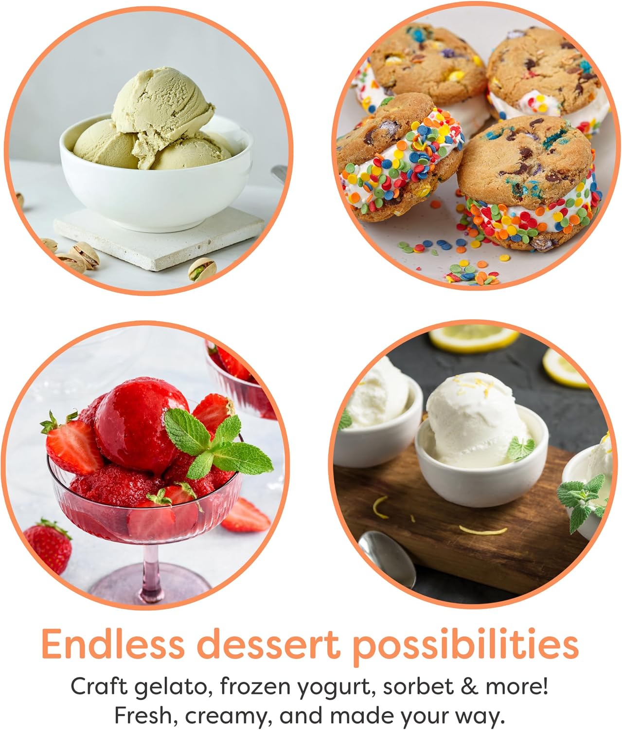 Nostalgia 6-Qt Electric Ice Cream Maker