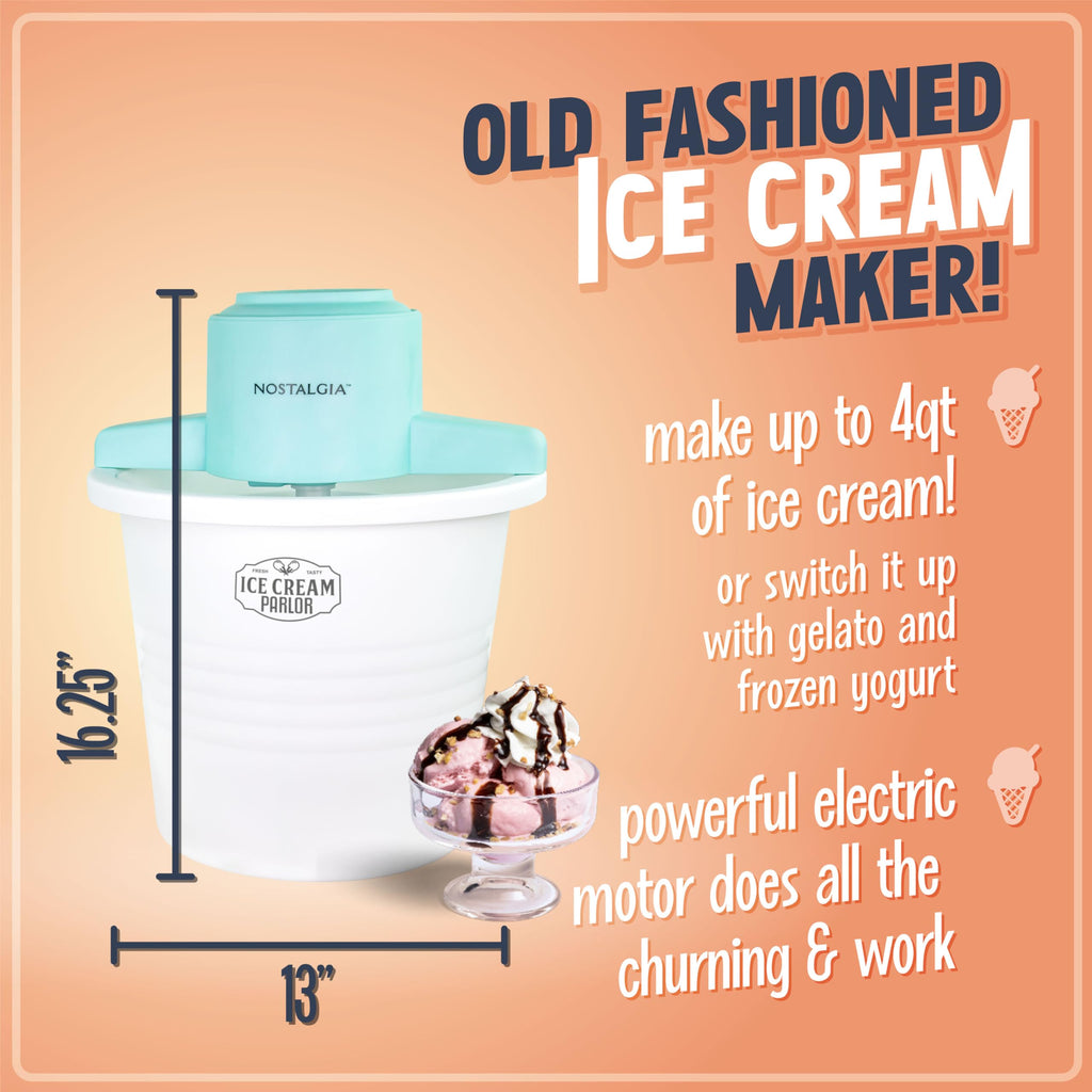 Nostalgia 6-Qt Electric Ice Cream Maker