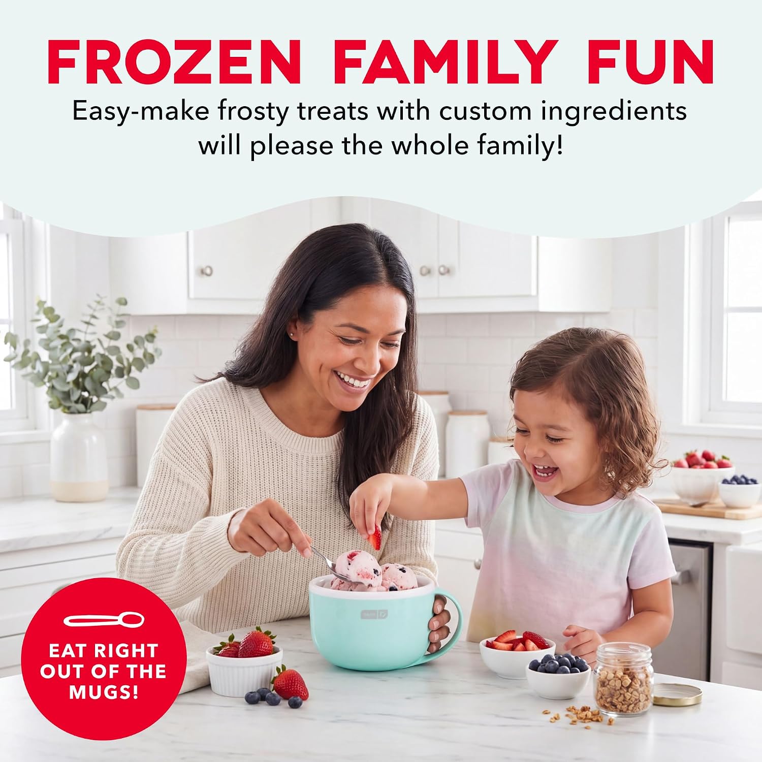 Dash My Mug Ice Cream Maker – 2 Mug Bundle