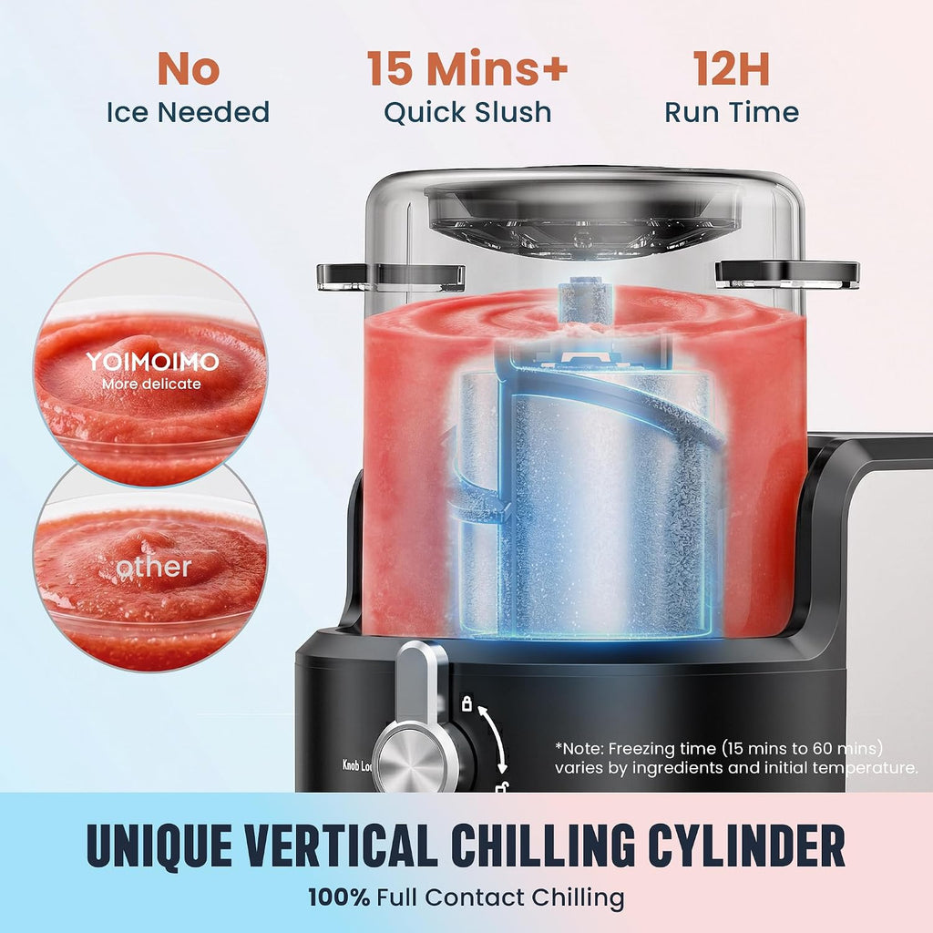 2-in-1 Slushie & Soft Serve Ice Cream Maker