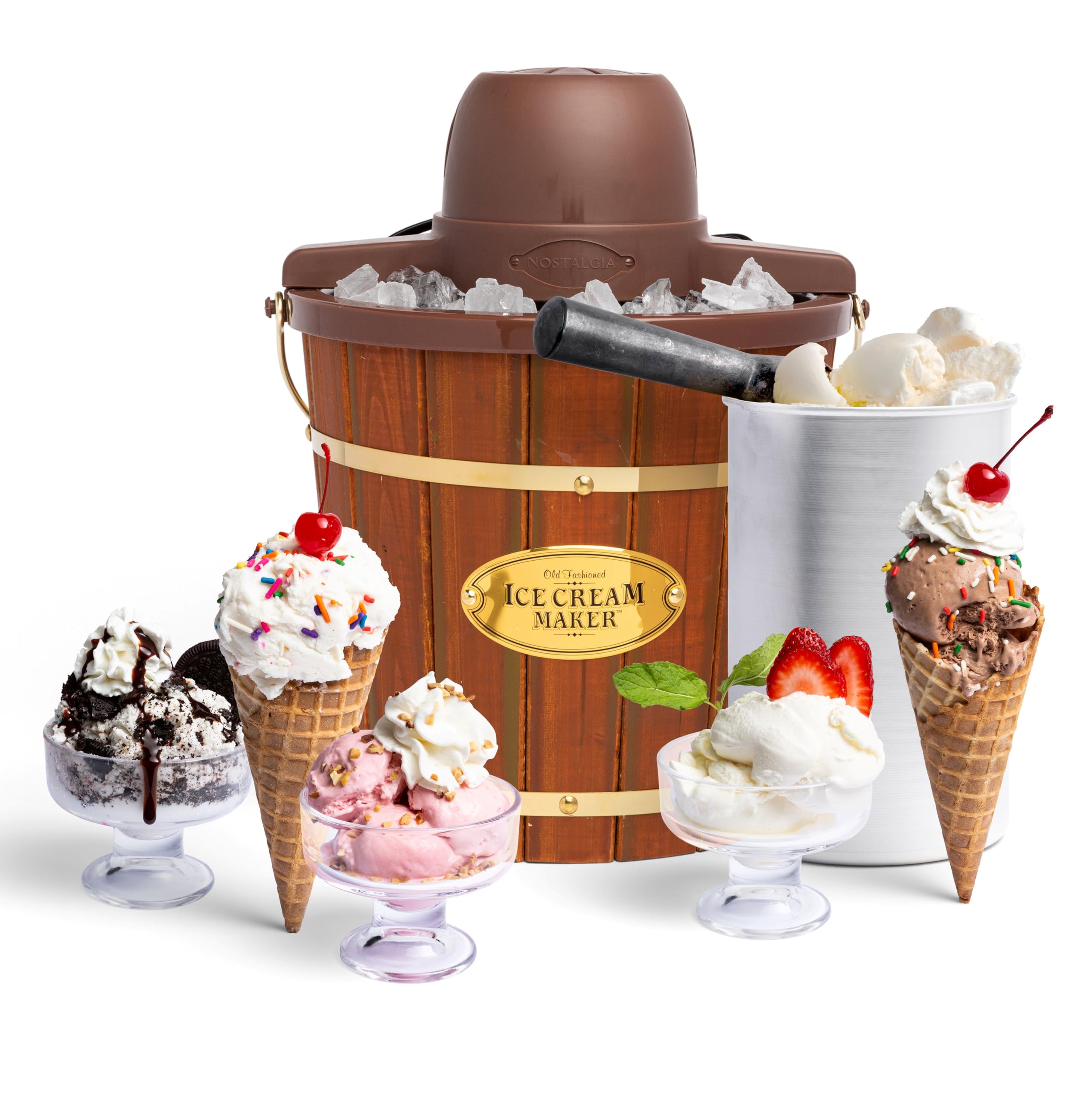 Nostalgia 6-Qt Electric Ice Cream Maker