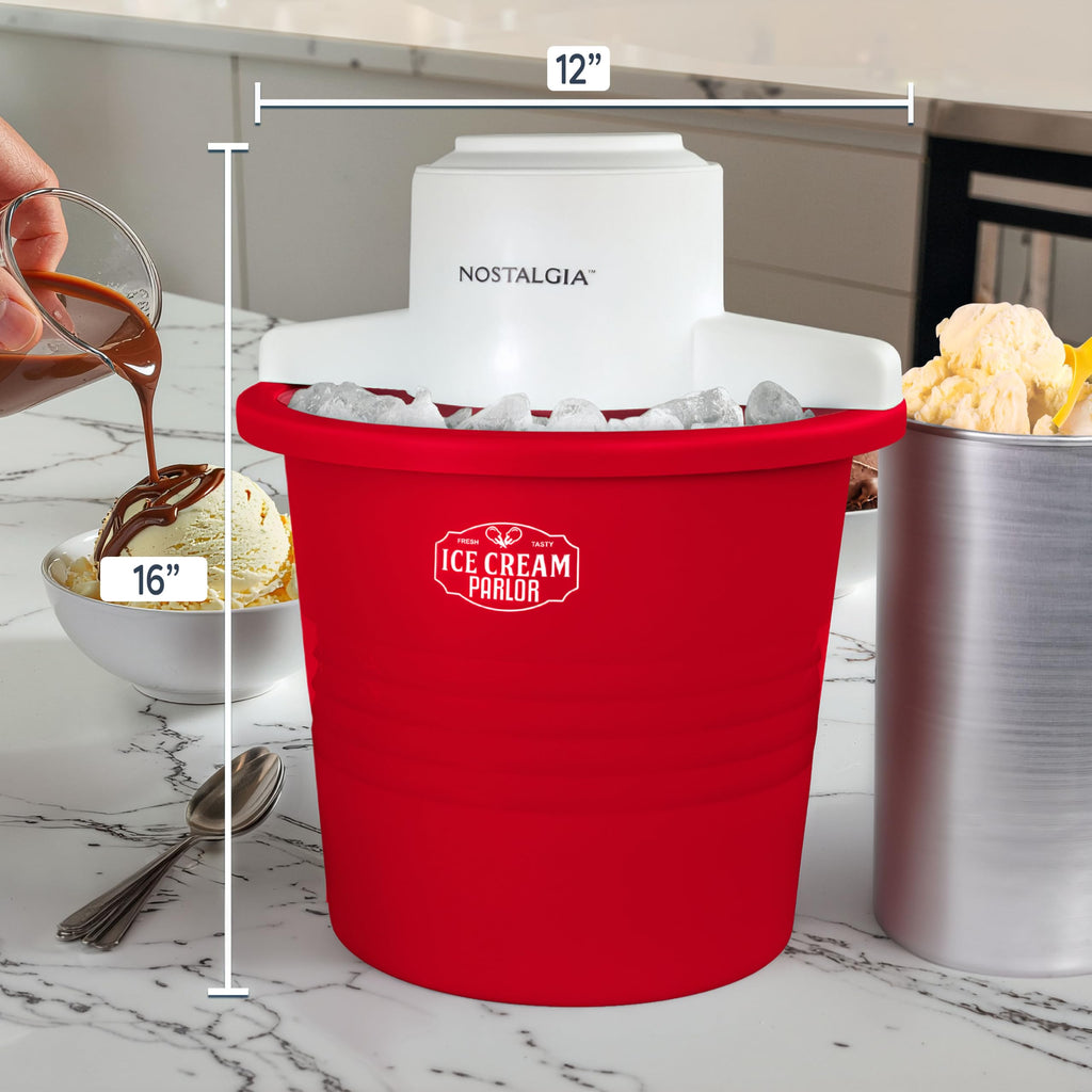 Nostalgia 6-Qt Electric Ice Cream Maker