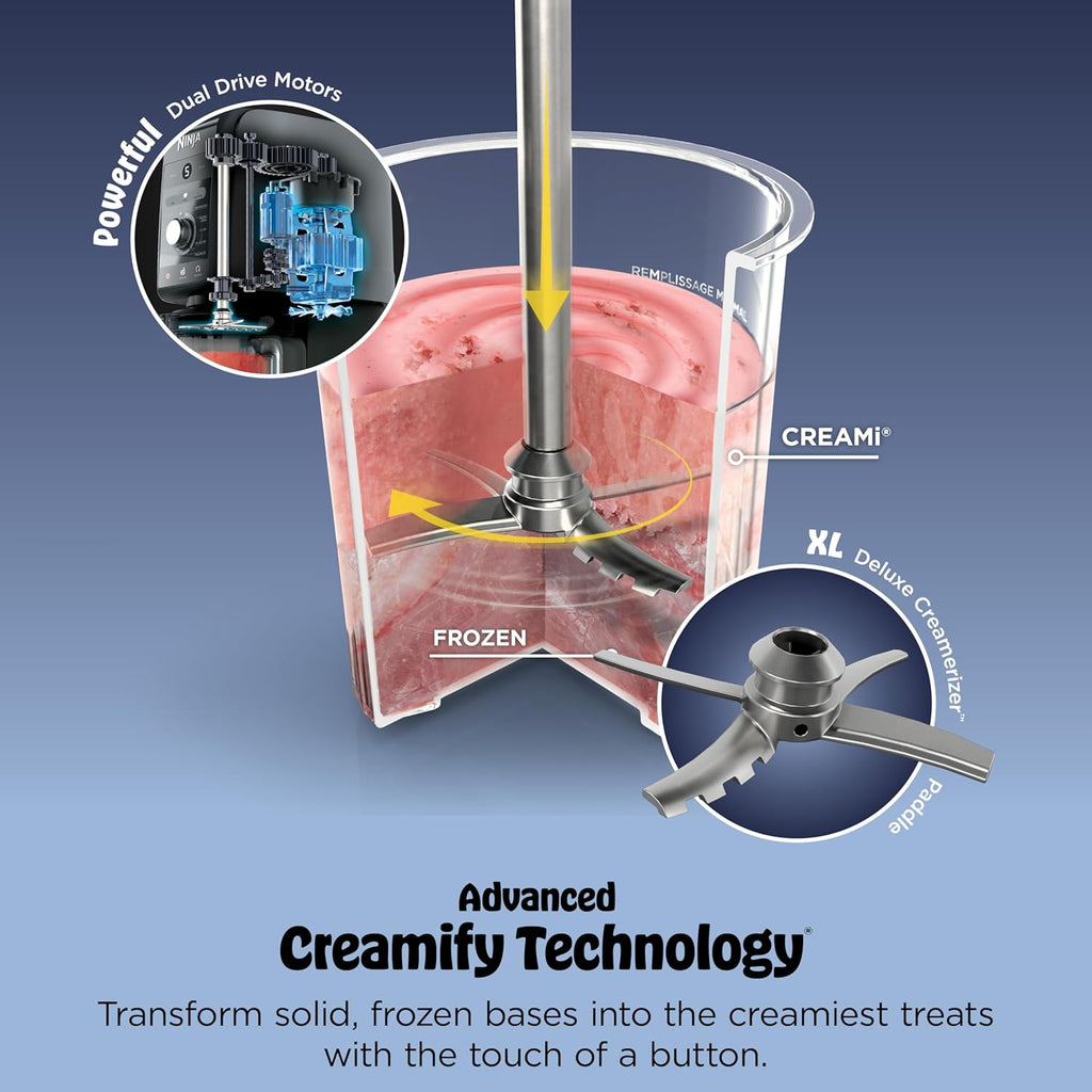 Ninja CREAMi XL Deluxe 11-in-1 Ice Cream Maker