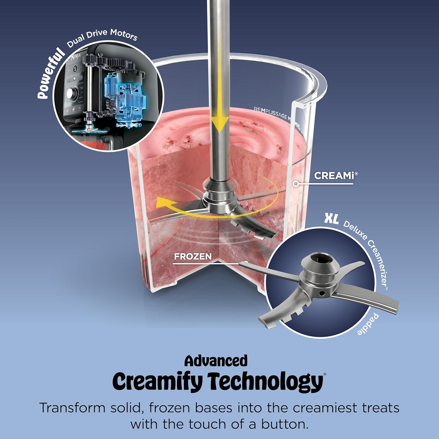 Ninja CREAMi XL Deluxe 11-in-1 Ice Cream Maker