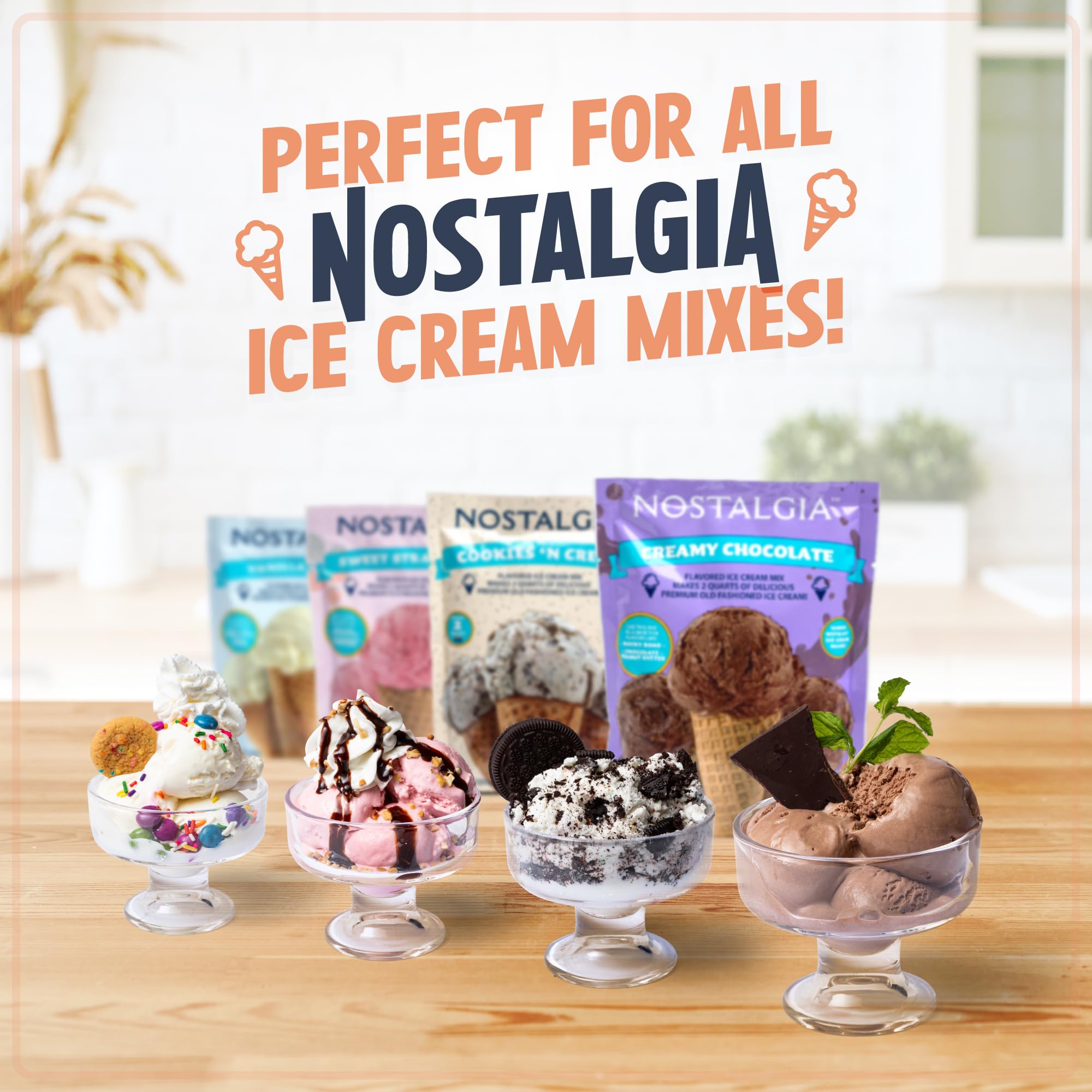 Nostalgia 6-Qt Electric Ice Cream Maker