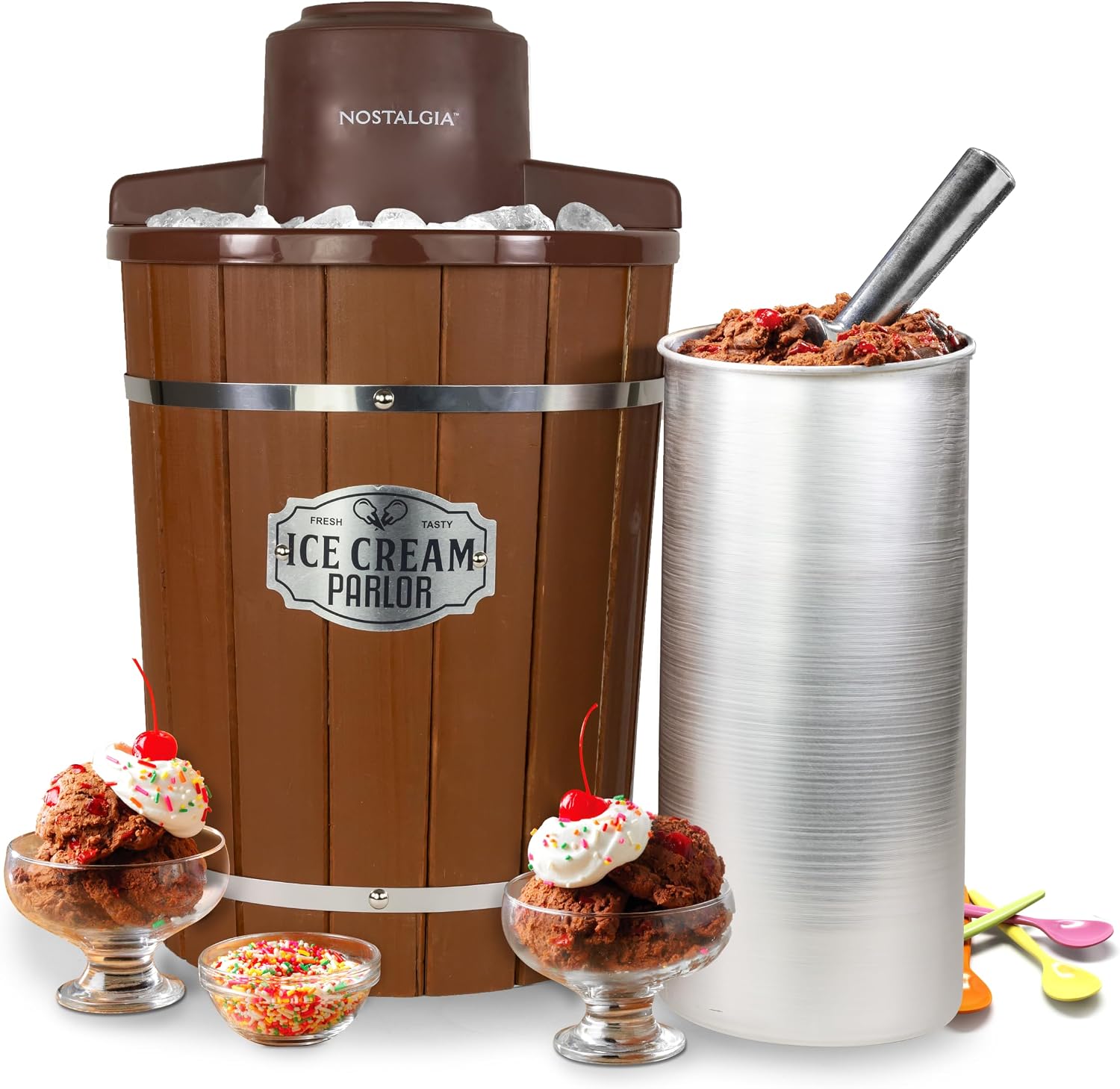 Nostalgia 6-Qt Electric Ice Cream Maker