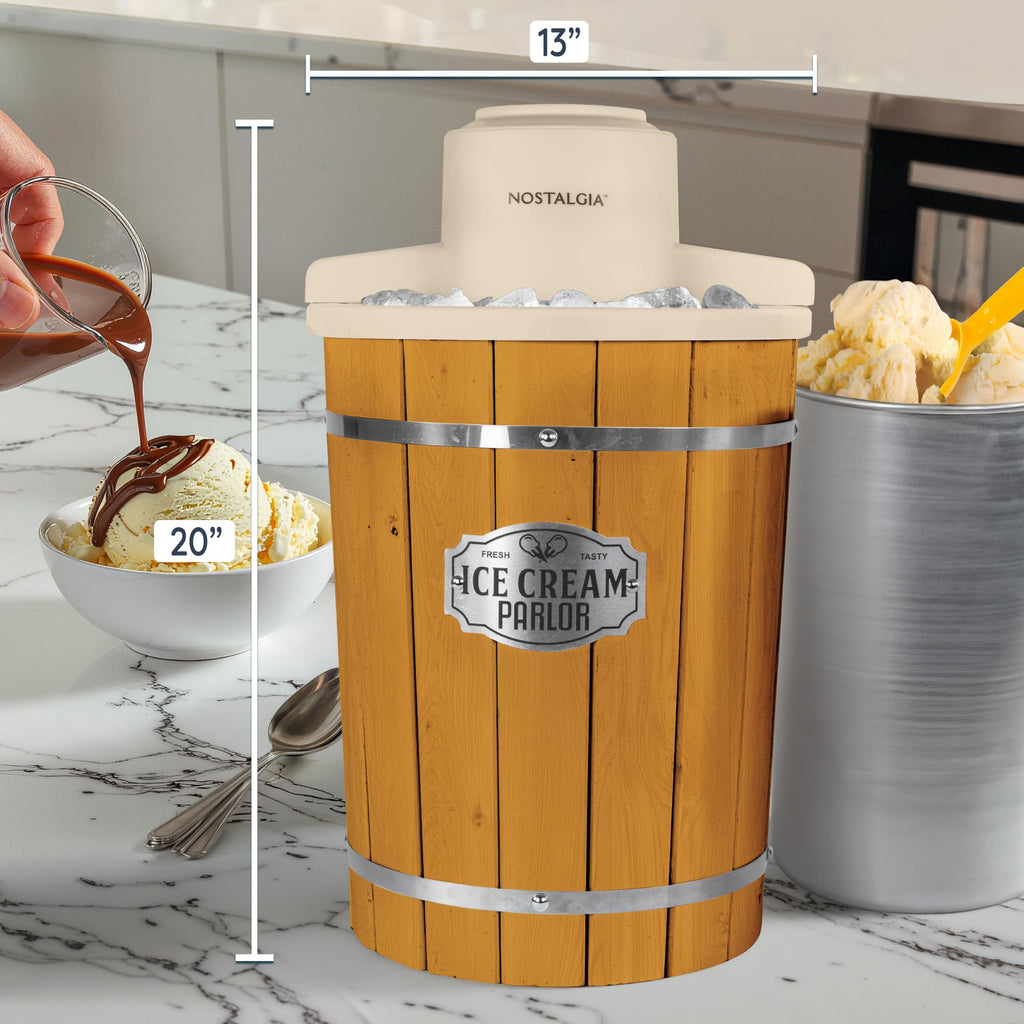 Nostalgia 6-Qt Electric Ice Cream Maker