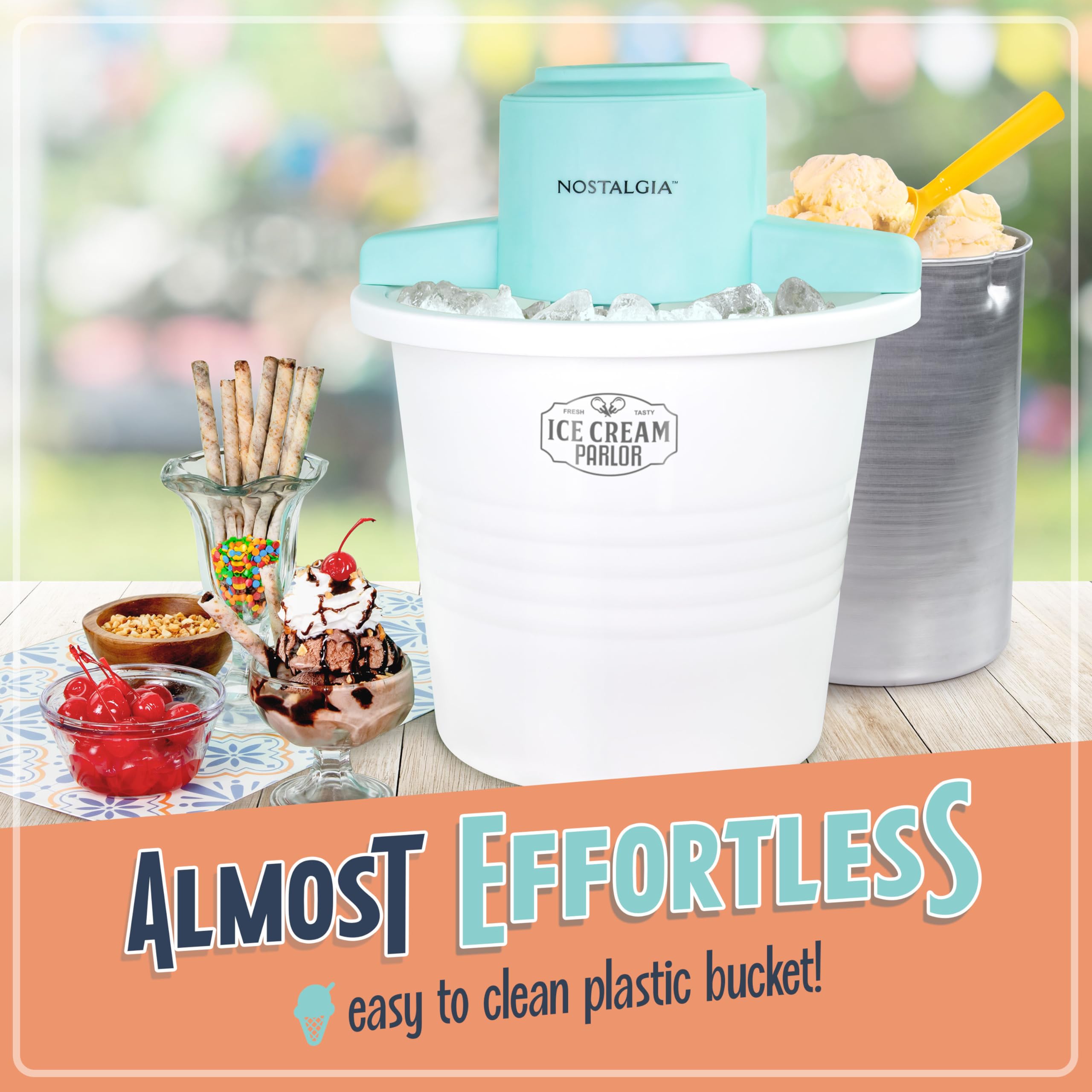 Nostalgia 6-Qt Electric Ice Cream Maker
