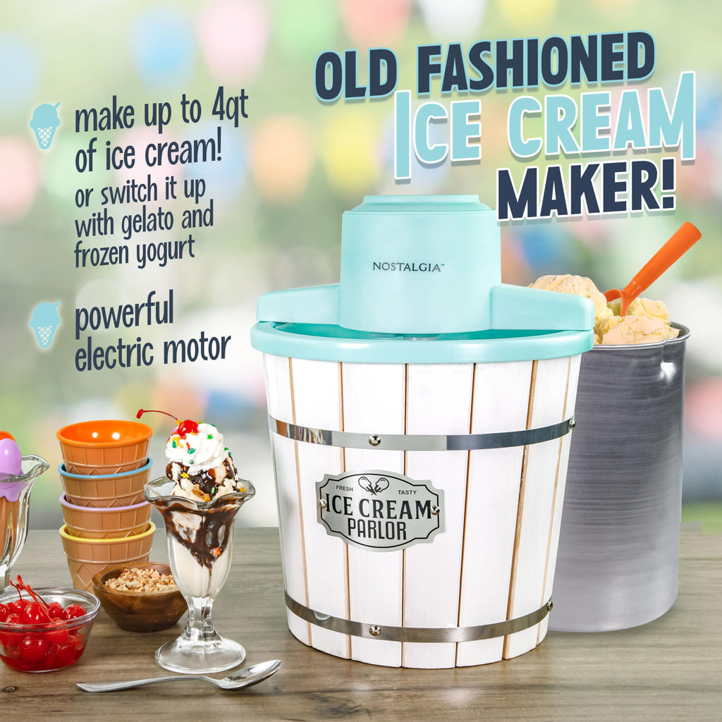 Nostalgia 6-Qt Electric Ice Cream Maker