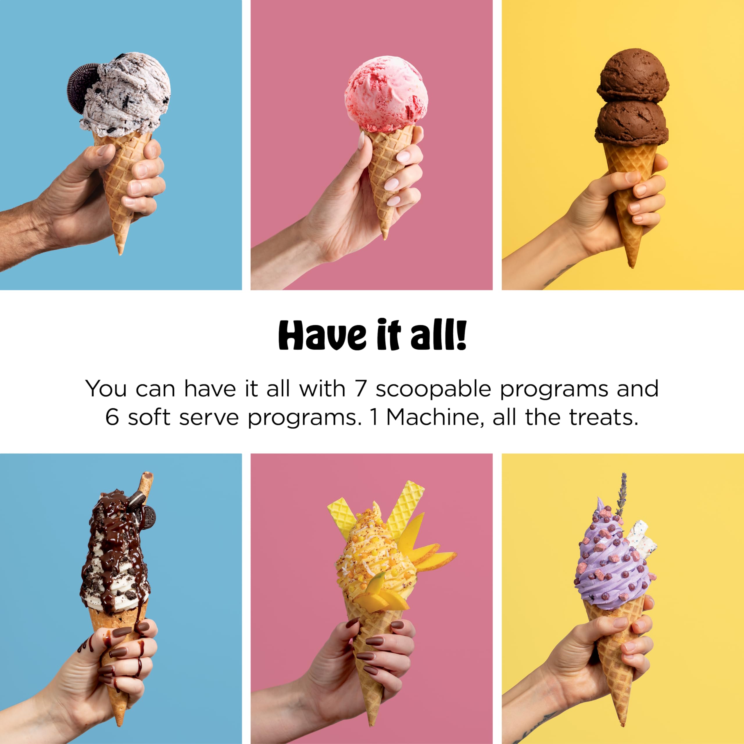 Ninja CREAMi Scoop & Swirl 13-in-1 Ice Cream Maker