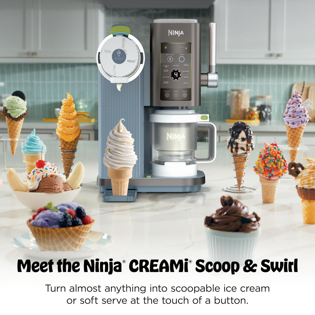 Ninja CREAMi Scoop & Swirl 13-in-1 Ice Cream Maker