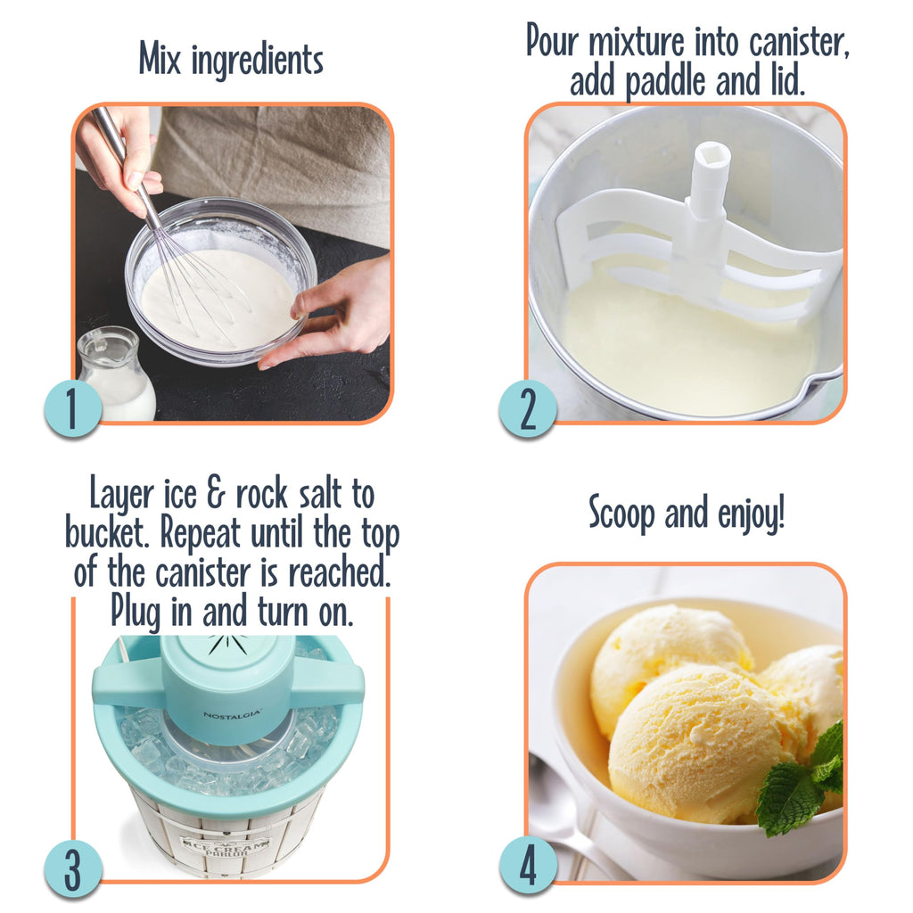 Nostalgia 6-Qt Electric Ice Cream Maker