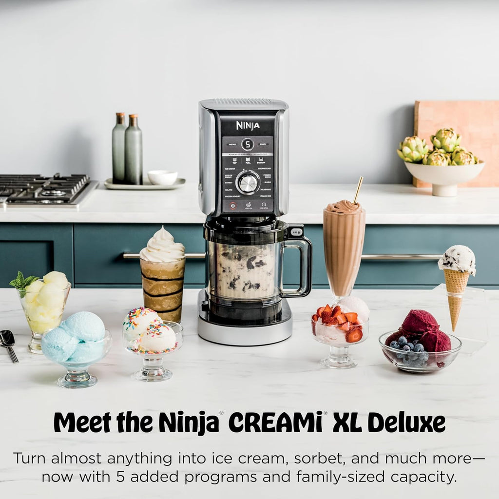 Ninja CREAMi XL Deluxe 11-in-1 Ice Cream Maker