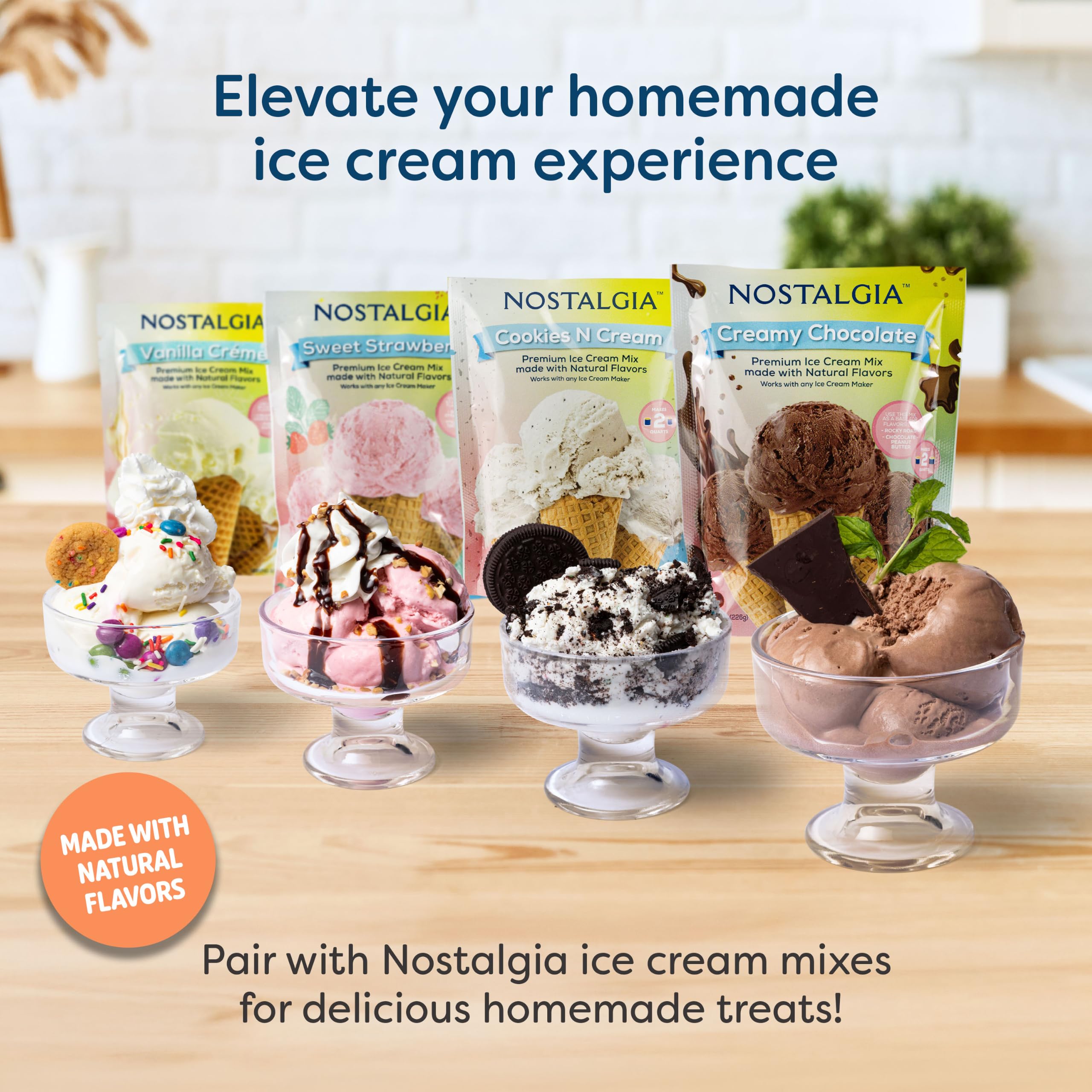 Nostalgia 6-Qt Electric Ice Cream Maker
